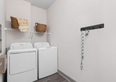aria laundry room with washer and dryer
